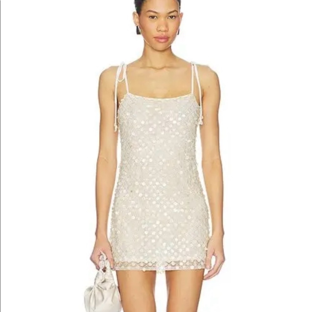 Revolve Lovers & Friends Annie Beaded Mini Dress